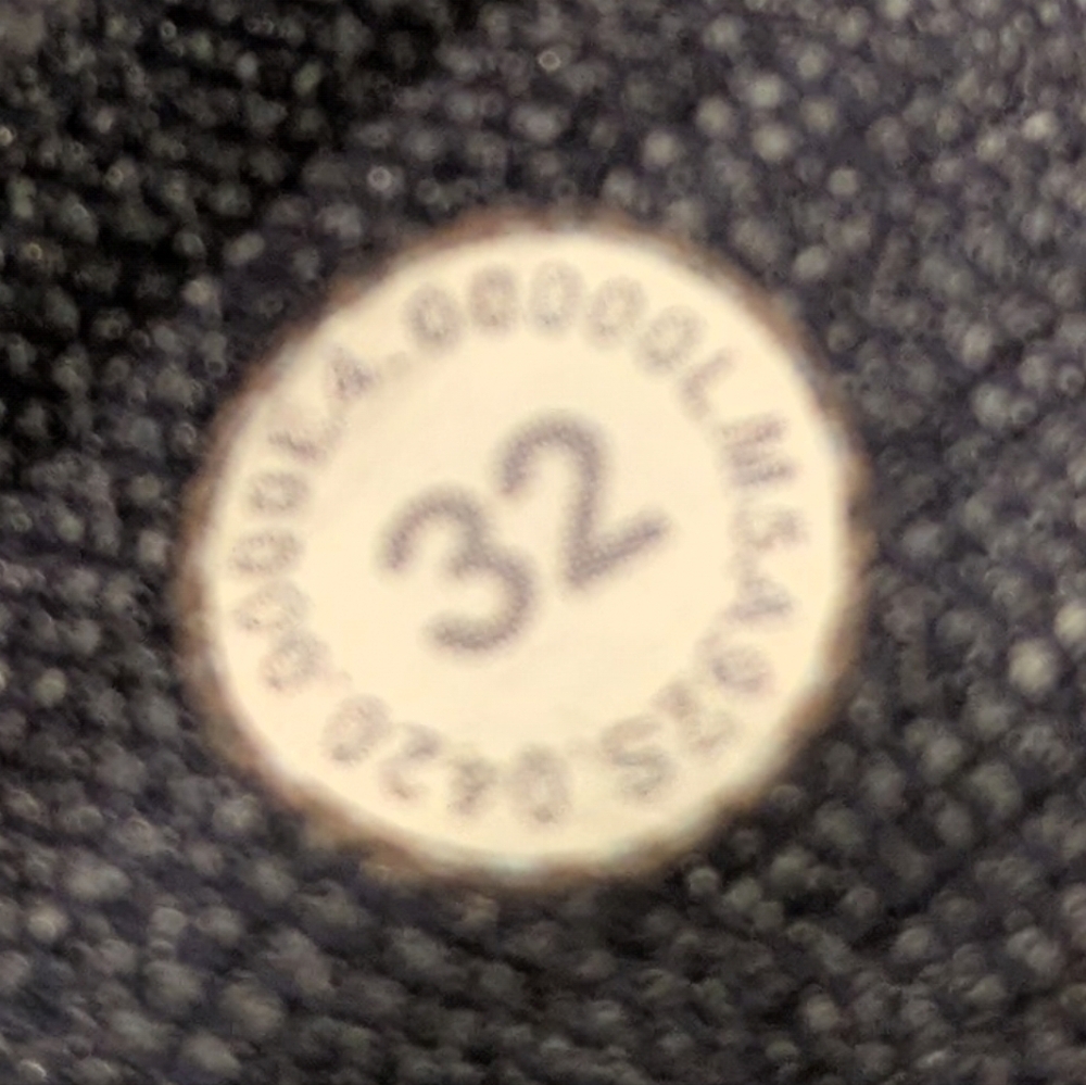 Lululemon ABC Pant Skinny Tech Stretch Canvas 5-Pocket Pants Heathered Black 32 - Picture 4 of 17
